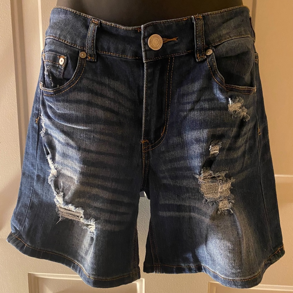 Fit&Flare jean shorts